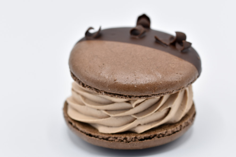 Macaron chocolat individuel - Réf. 524 - Pâtisserie-Pâtisserie individuelle